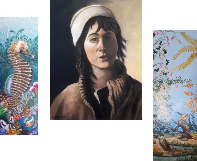 Elisabeth Guibert peintre en pays d'auge normandie