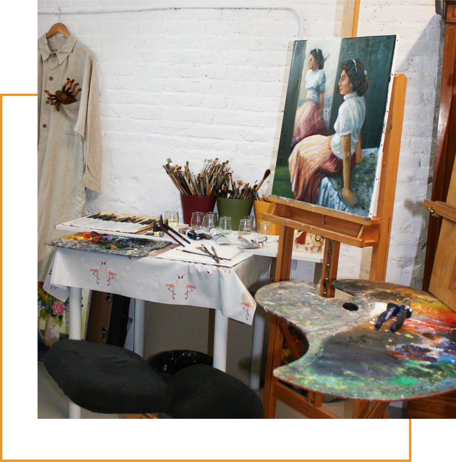 atelier artiste peintre livarot normandie
