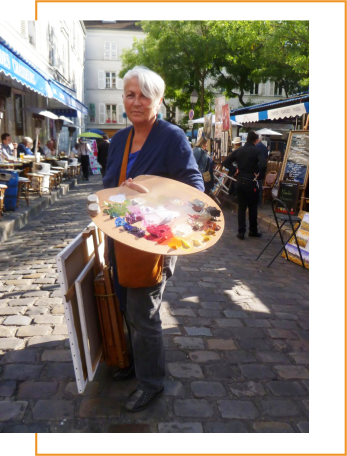élisabeth Guibert artiste peintre livarot calvados